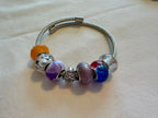 Open Cuff Beaded Bangle