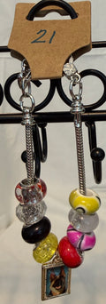 Silver adjustable bracelet with German Shepherd charm